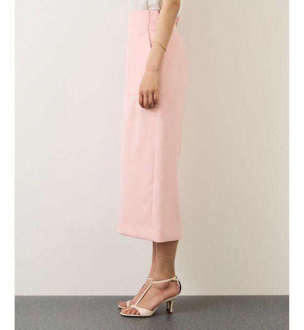 ROPE「[美人スカート]ダブルクロスポケット付きタイトスカート/イージーケア・26SS」|スカート|