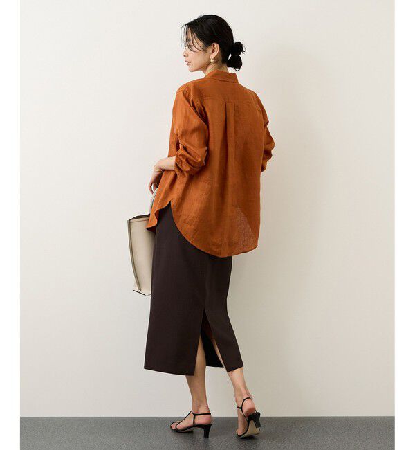 ROPE「[美人スカート]ダブルクロスポケット付きタイトスカート/イージーケア・26SS」|スカート|