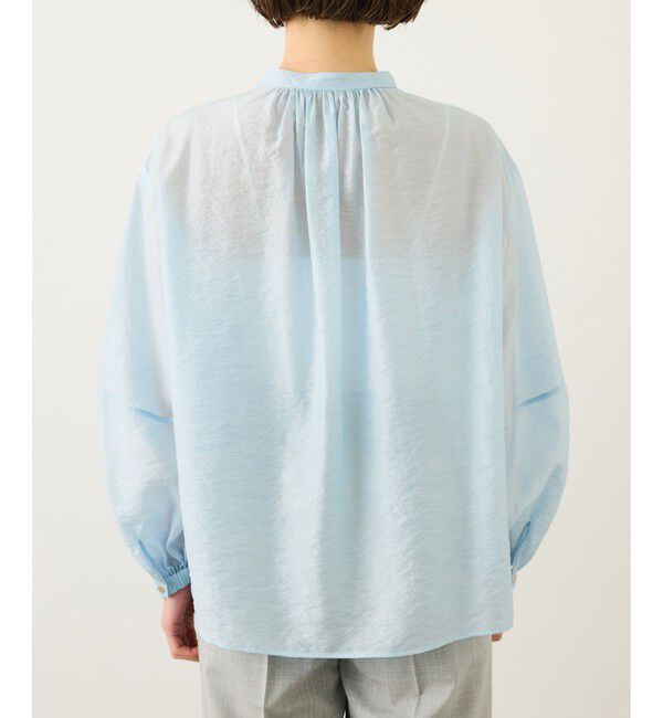 ROPE「キュプラシルクボリュームスリーブブラウス/イージーケア」|シャツ・ブラウス|