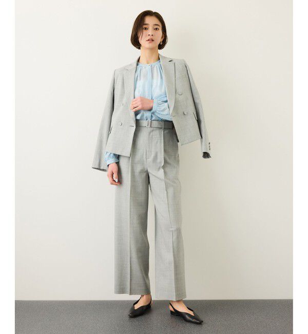 ROPE「キュプラシルクボリュームスリーブブラウス/イージーケア」|シャツ・ブラウス|