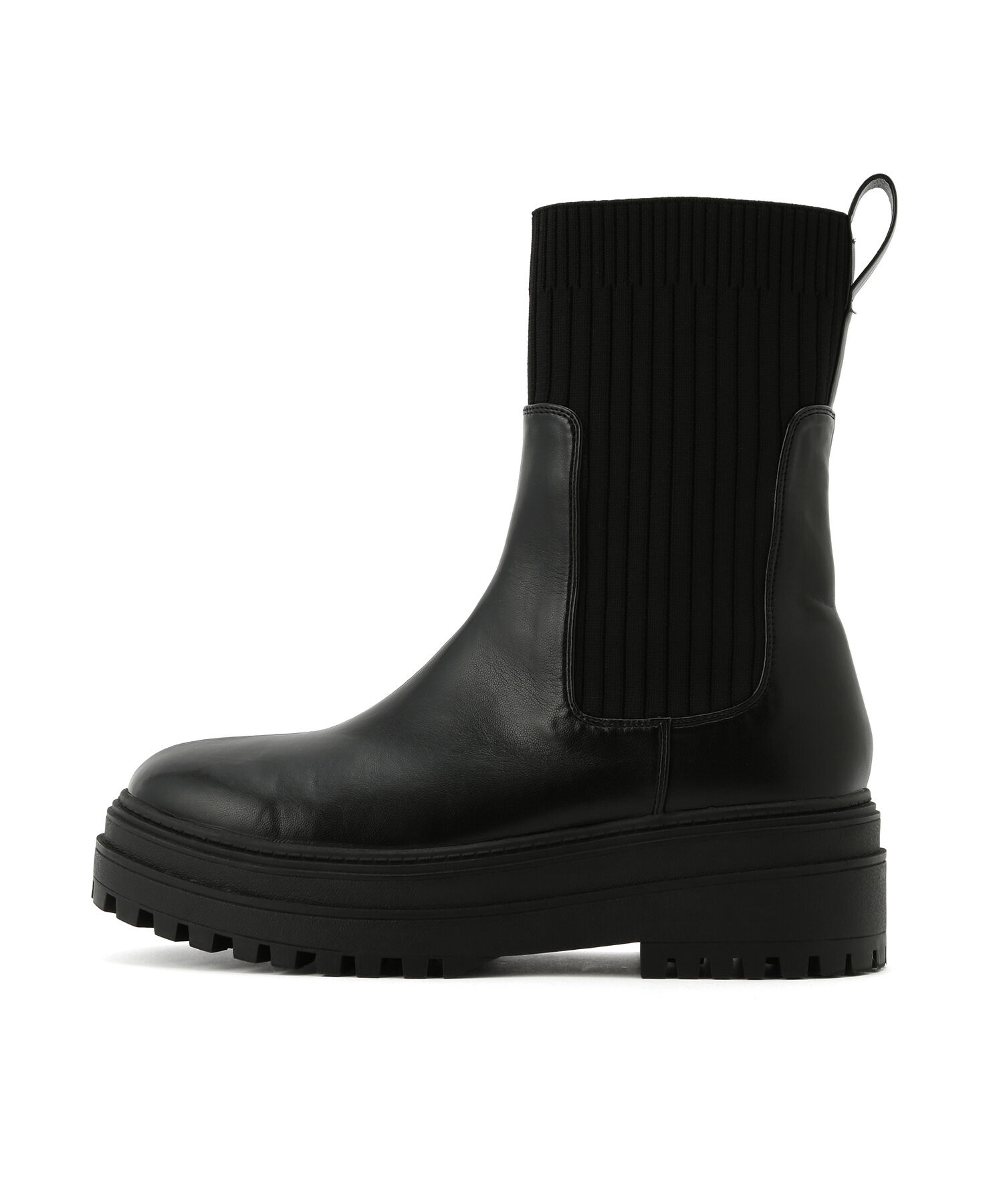 Juze「【抗菌防臭】タンクソールサイドニットブーツ」|その他|