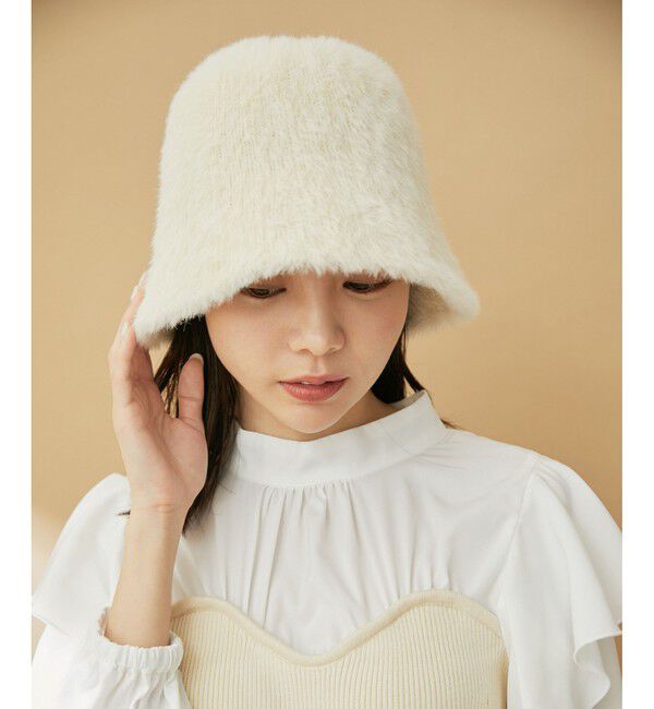 VIS「ベル型シャギーバケットハット」|ハット|