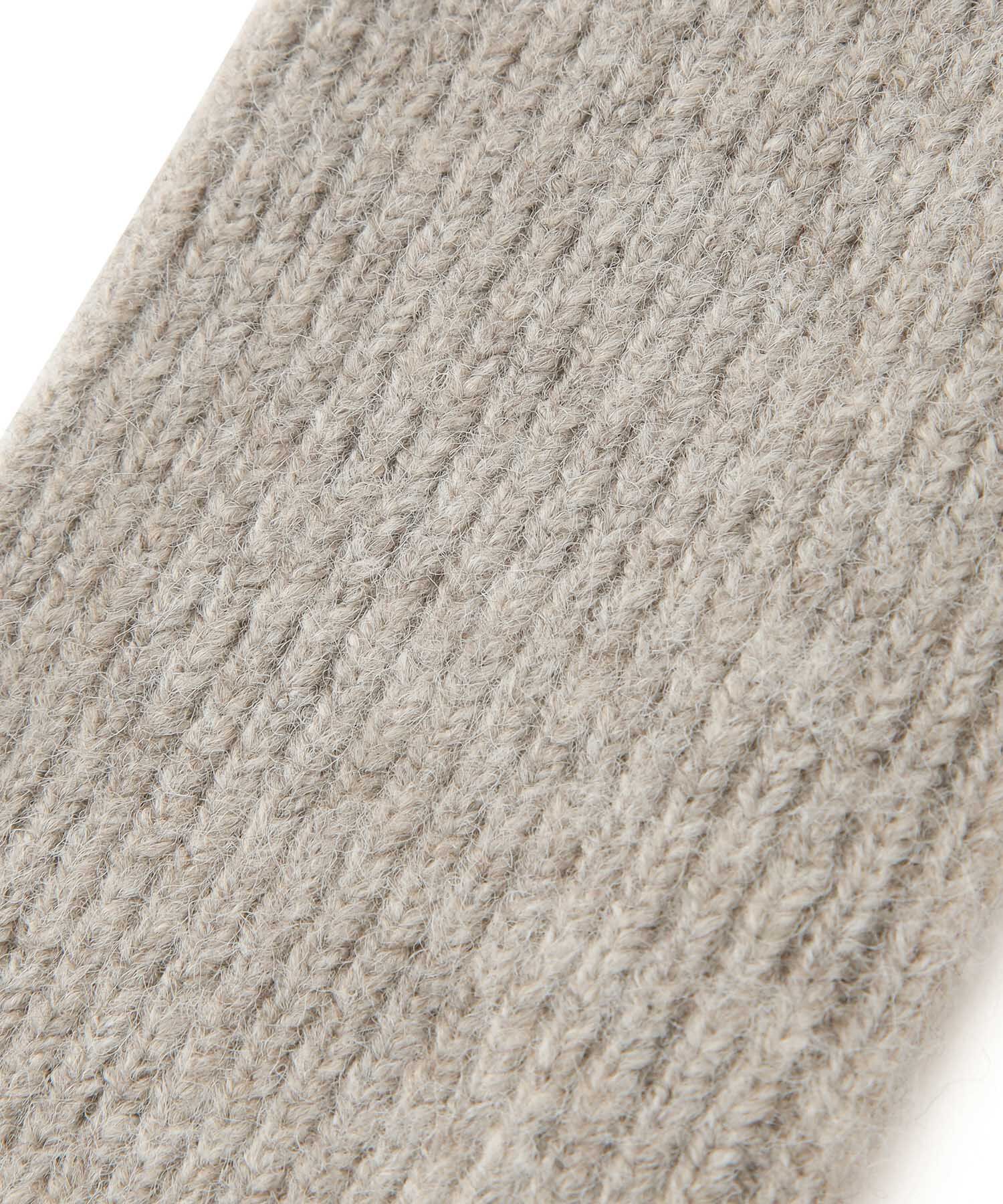 VIS「【2WAY】フィンガーレスリブニットアームウォーマー」|手袋|