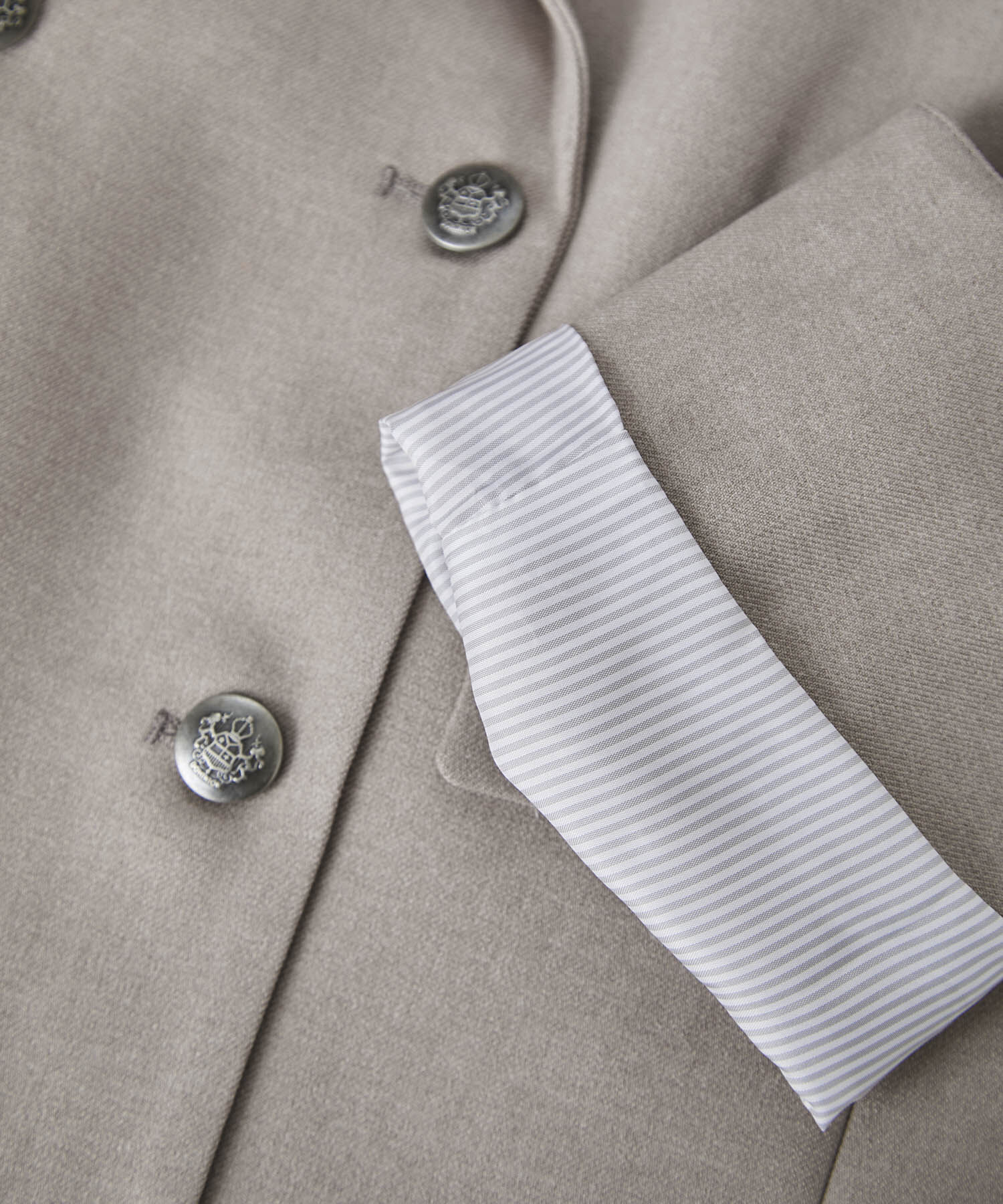 VIS「【美easy】ウーリッシュWブレストテーラードジャケット【洗える】」|テーラードジャケット|