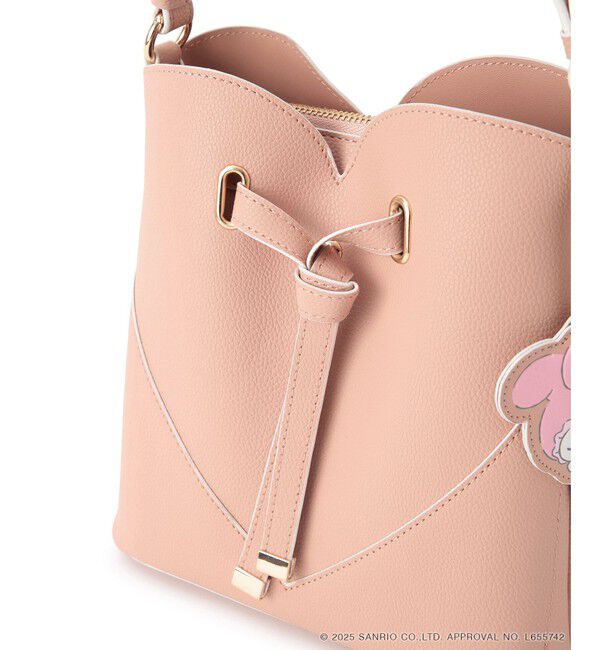 VIS「【マイメロディ&クロミ】 VIS別注モデルハートカットバッグ＆チャームSET」|ハンドバッグ|