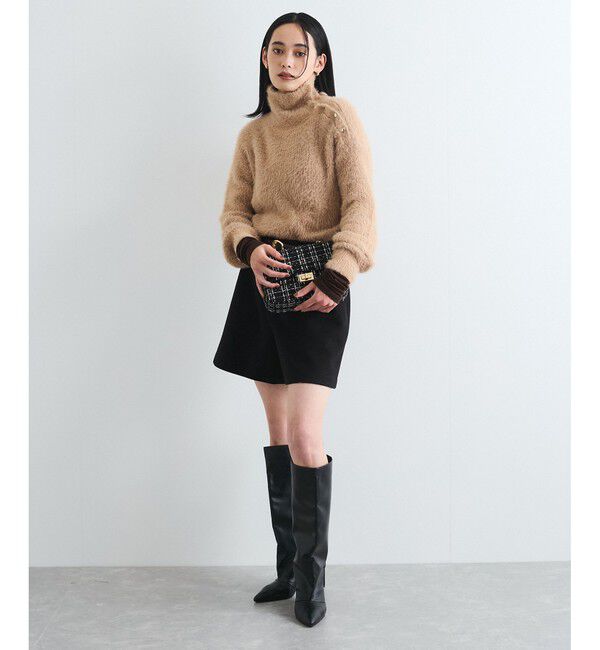 VIS「メタルボタンニットプルオーバー」|ニット・セーター|