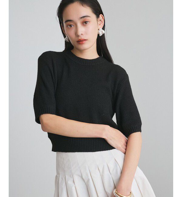 VIS「【洗える】アイレットブークレコンパクトニット」|Tシャツ・カットソー|