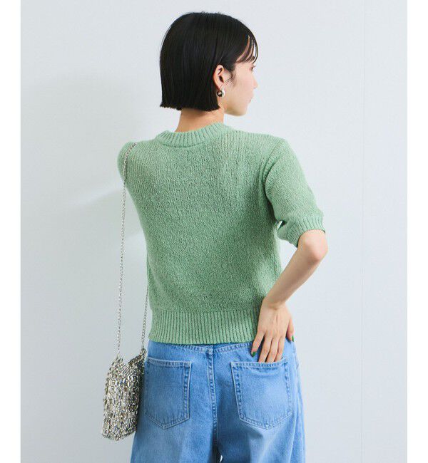 VIS「【洗える】アイレットブークレコンパクトニット」|Tシャツ・カットソー|