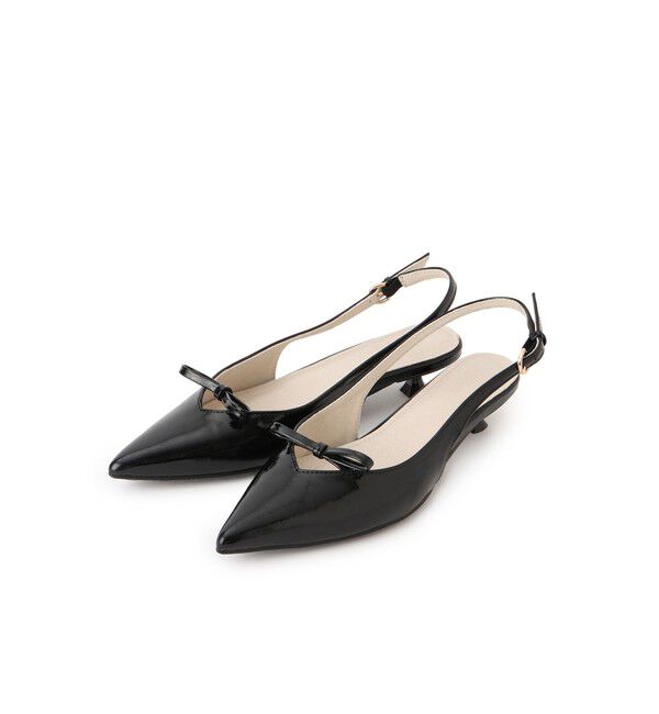 VIS「スリングバックリボンミュール」|パンプス|