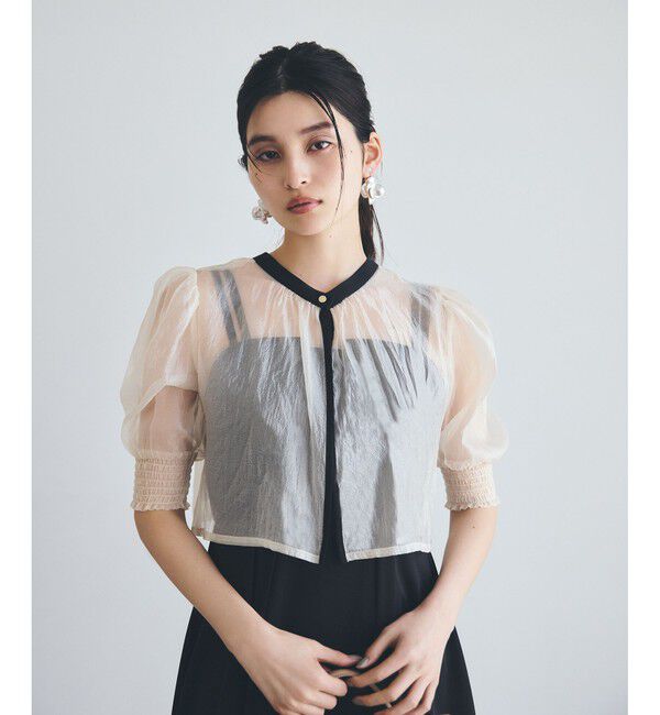 VIS「【VIS DRESS】【3WAY】シアートップスセットキャミドレス」|ワンピース|クロメイン