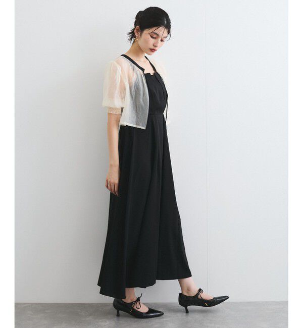 VIS「【VIS DRESS】【3WAY】シアートップスセットキャミドレス」|ワンピース|