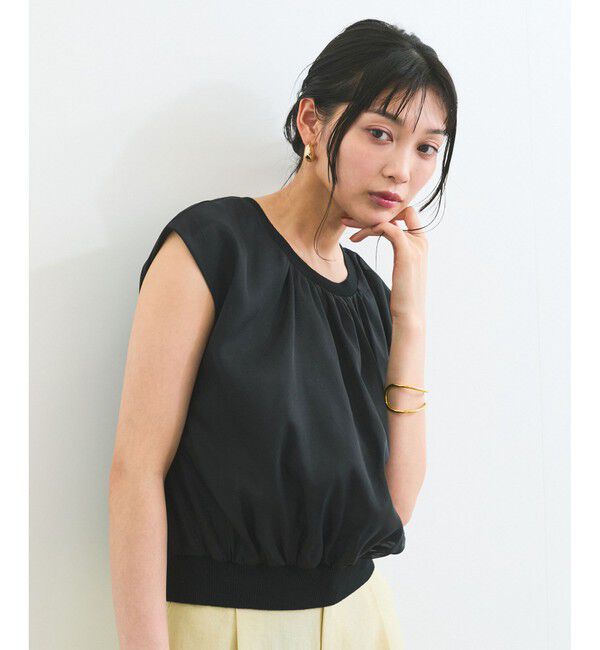 VIS「【接触冷感】楊柳シアードッキングカットプルオーバー」|Tシャツ・カットソー|