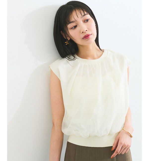 VIS「【接触冷感】楊柳シアードッキングカットプルオーバー」|Tシャツ・カットソー|キナリ(16)