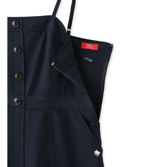 VIS「【POLO BCS】VIS別注フロントボタンツイルワンピース」|ワンピース|