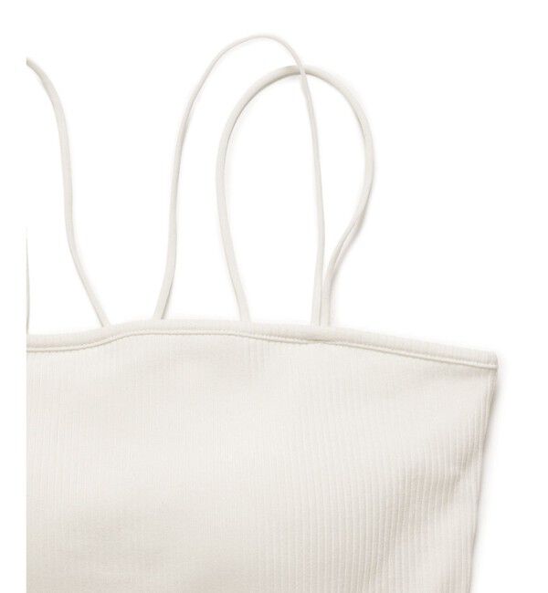 VIS「【選べる着丈】カップ付きWストラップキャミソール【洗える】」|キャミソール|