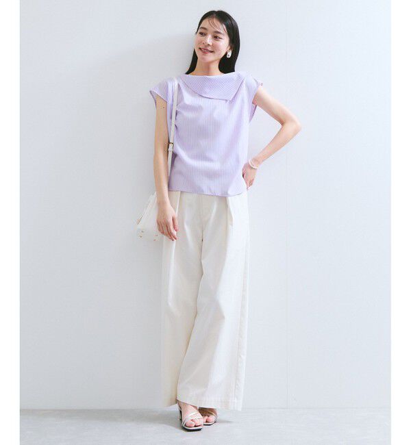 VIS「アシメオフショルブラウス」|シャツ・ブラウス|