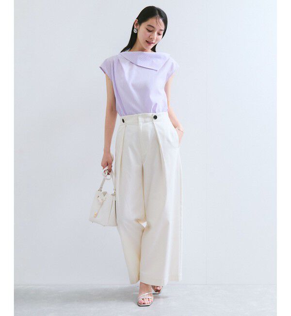 VIS「アシメオフショルブラウス」|シャツ・ブラウス|