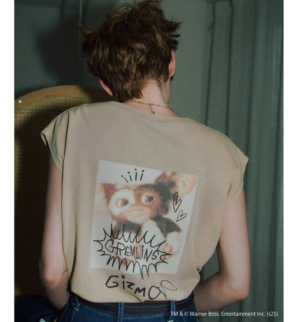 VIS「【グレムリン】VIS別注 ビンテージ風レタリング＆フォトTシャツ」|Tシャツ・カットソー|