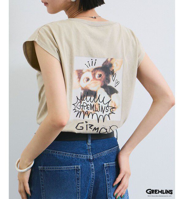 VIS「【グレムリン】VIS別注 ビンテージ風レタリング＆フォトTシャツ」|Tシャツ・カットソー|