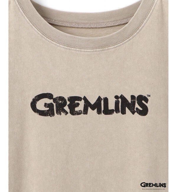VIS「【グレムリン】VIS別注 ビンテージ風レタリング＆フォトTシャツ」|Tシャツ・カットソー|