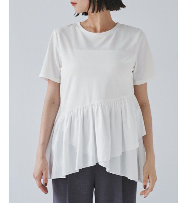 VIS「ペプラムドッキングプルオーバー」|Tシャツ・カットソー|