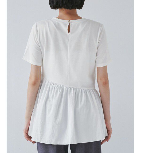 VIS「ペプラムドッキングプルオーバー」|Tシャツ・カットソー|