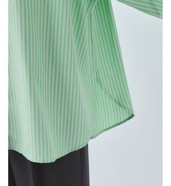 VIS「【WEB限定】バックシャーリングフリルシャツブラウス」|シャツ・ブラウス|