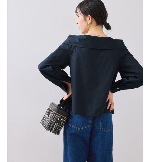 VIS「オフショルライクロングスリーブブラウス/イージーケア」|シャツ・ブラウス|