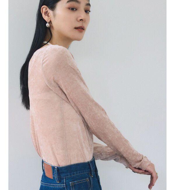 VIS「シアーベロアロングスリーブTシャツ」|Tシャツ・カットソー|