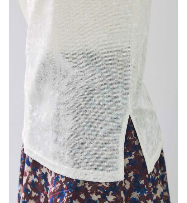 VIS「シアーベロアロングスリーブTシャツ」|Tシャツ・カットソー|