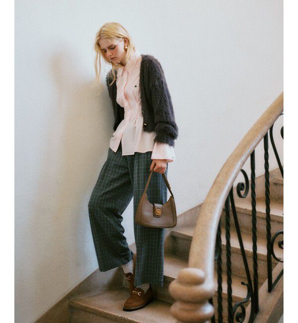 VIS「【POLOBCS】VIS別注ウエストタックフレアシャツ」|シャツ・ブラウス|