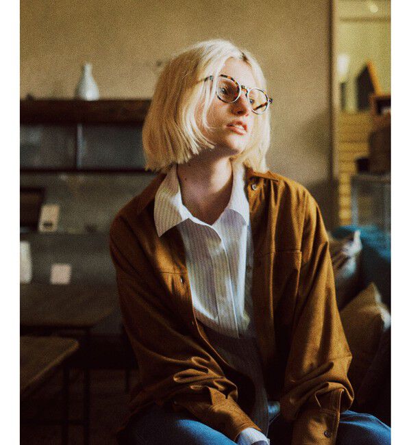 VIS「【POLOBCS】VIS別注ウエストタックフレアシャツ」|シャツ・ブラウス|