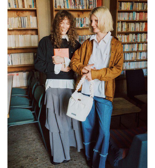 VIS「【POLOBCS】VIS別注ウエストタックフレアシャツ」|シャツ・ブラウス|