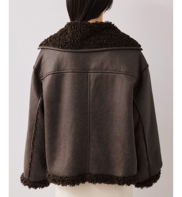 VIS「フェイクムートンジャケット」|ブルゾン・スタジャン|