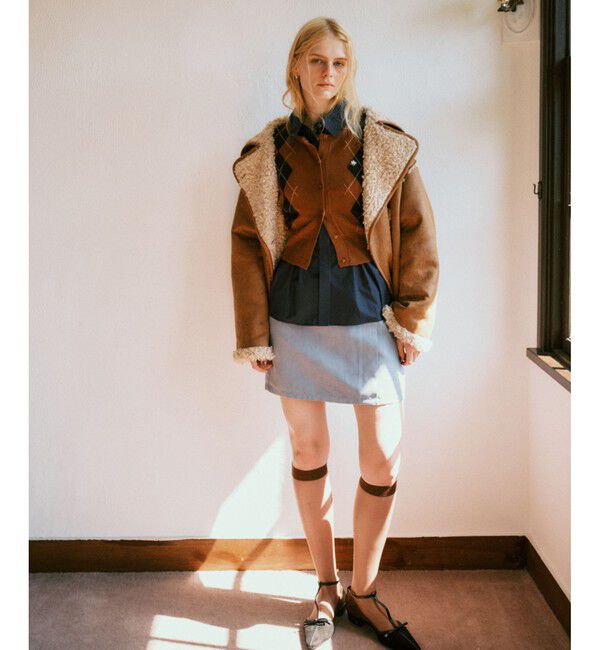 VIS「【POLO BCS】VIS別注アーガイルニットカーディガン」|カーディガン|