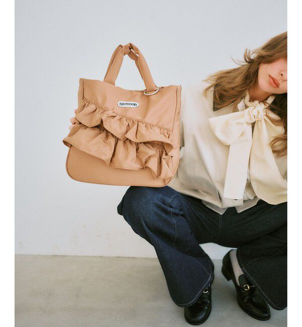 VIS「【OUTDOOR PRODUCTS】VIS別注2WAYフリルトートバッグ」|トートバッグ|