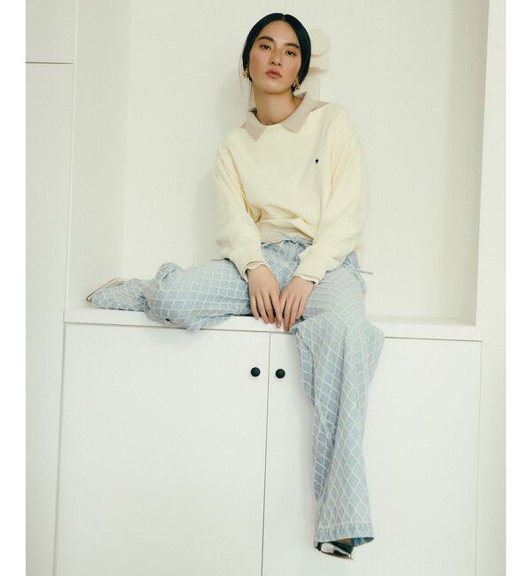 VIS「【POLO BCS】VIS別注オフショルスウェットトップス」|スウェット・ジャージ|