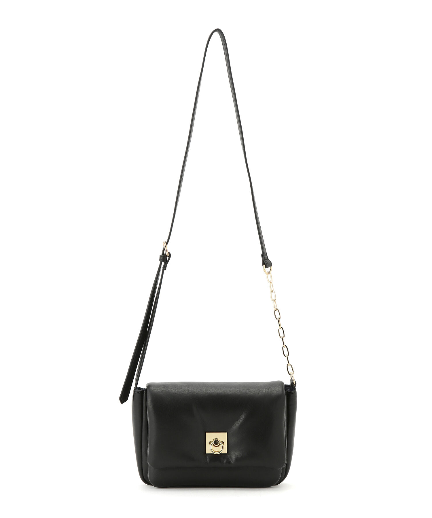 ROPE PICNIC PASSAGE「パディングアシンメトリーチェーンミニショルダーバッグ」|ショルダー・メッセンジャー|