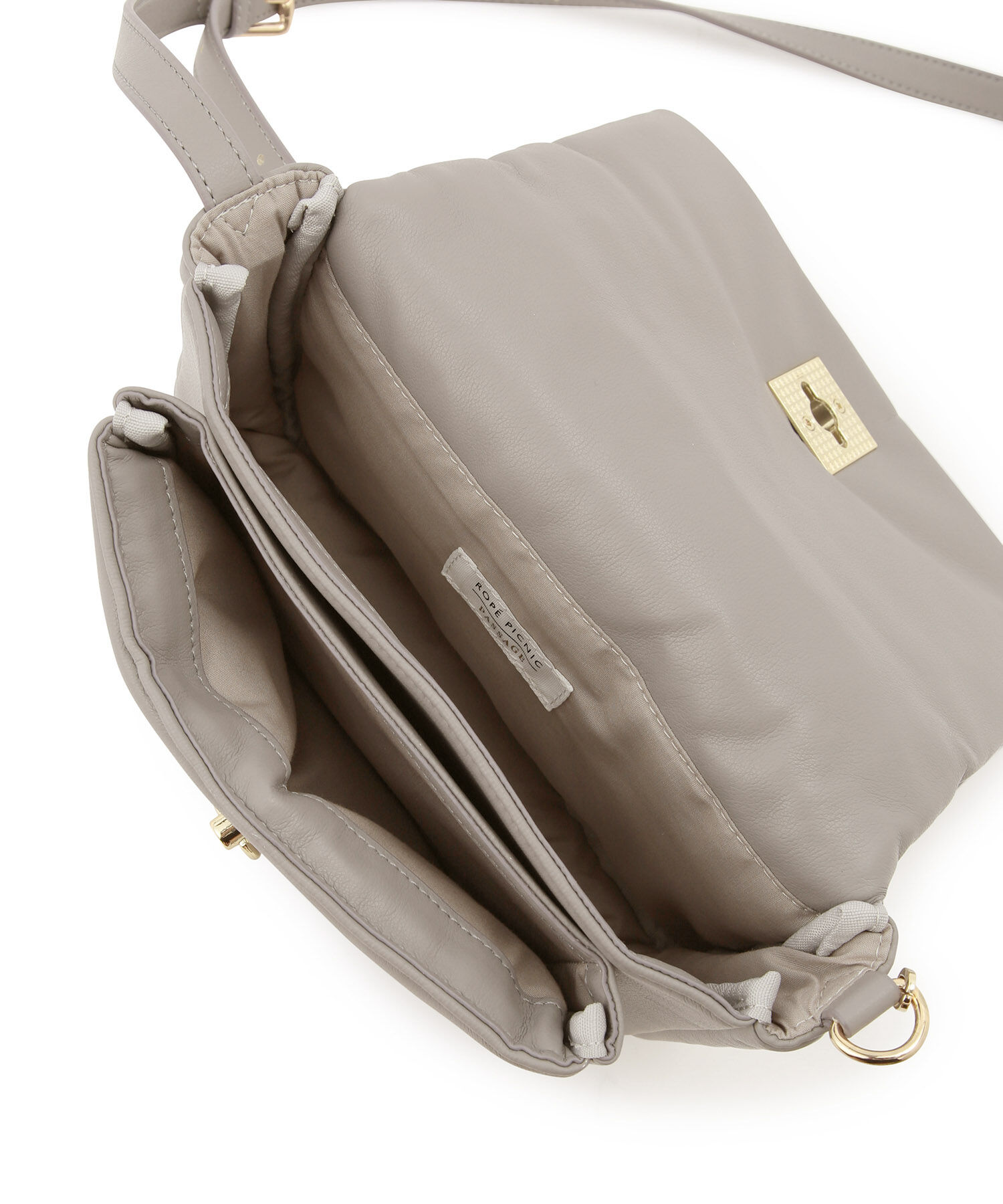 ROPE PICNIC PASSAGE「パディングアシンメトリーチェーンミニショルダーバッグ」|ショルダー・メッセンジャー|