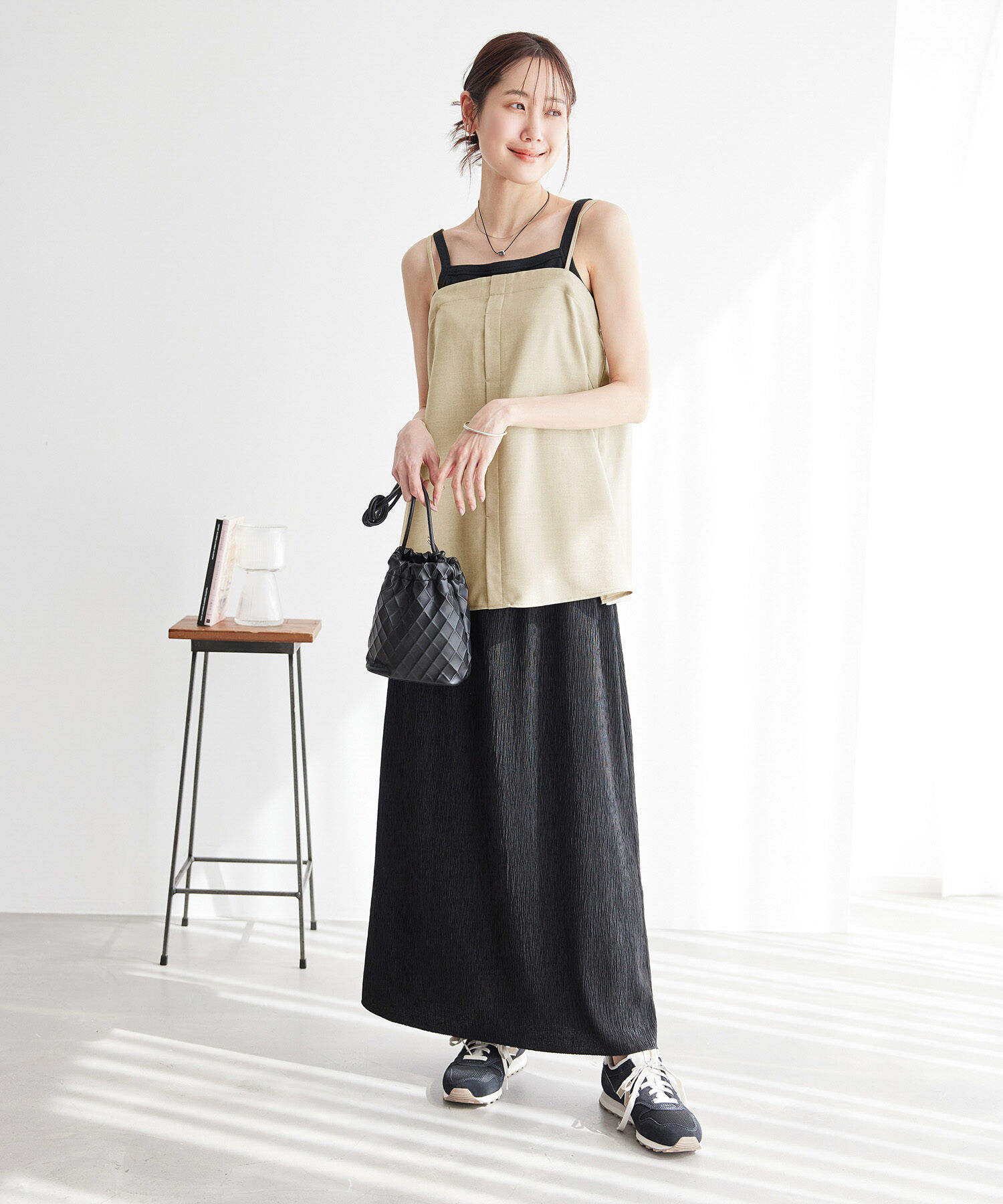 Rope&rsquo;Picnic「【ご好評につき新色追加！】チュニックビスチェ/セットアップ対応・UVケア」|キャミソール|