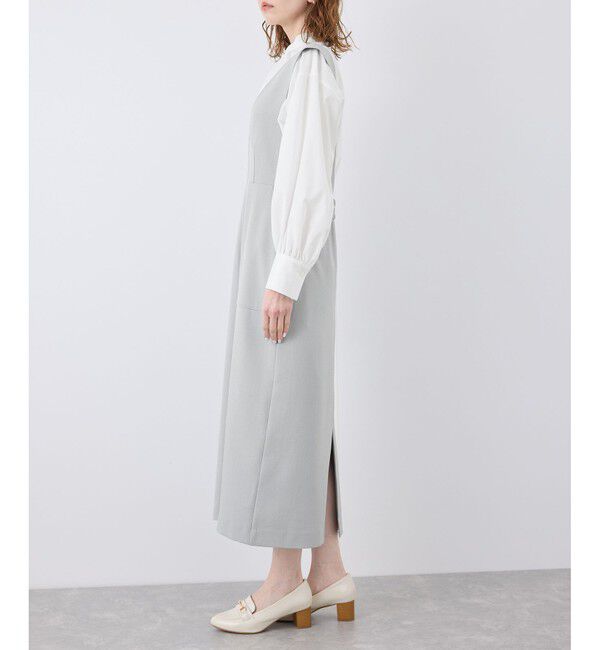 Rope&rsquo;Picnic「デザインポケットジャンパースカート」|ワンピース|