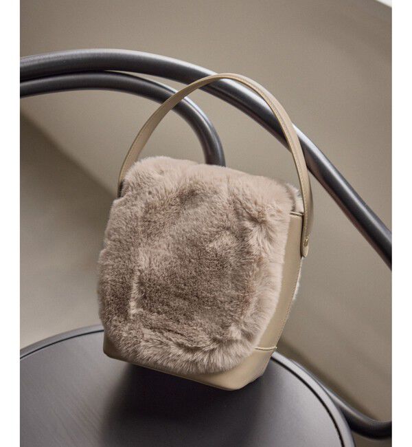 ROPE PICNIC PASSAGE「マルチWAYファーフラップハンド＆ショルダーバッグ」|ショルダー・メッセンジャー|ブラウン系(24)