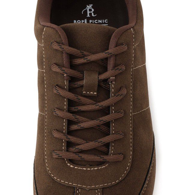 ROPE PICNIC PASSAGE「シルバー＆スエードライクフラットスニーカー」|スニーカー|