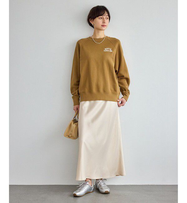 Rope&rsquo;Picnic「細見えバイアスサテンスカート/イージーケア」|スカート|