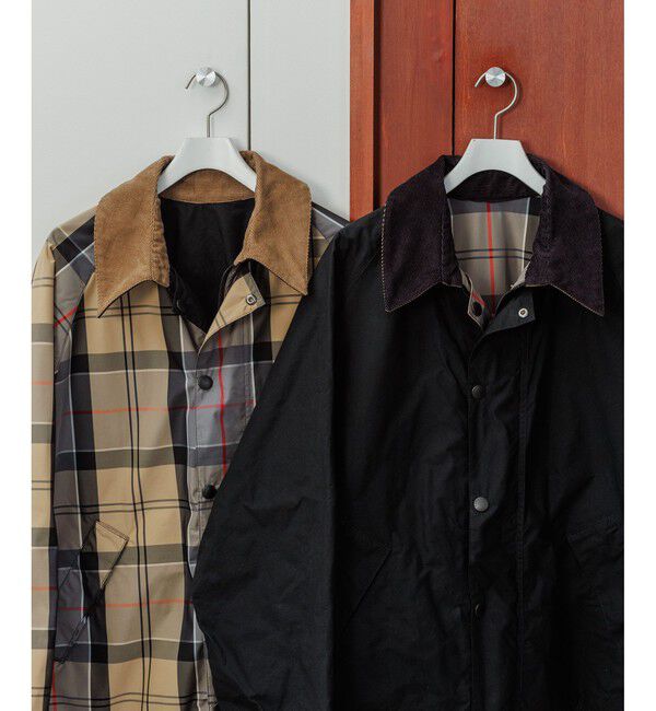 ADAM ET ROPE'「《別注》【Barbour/バブアー】TRANSPORT リバーシブルブルゾン / ブルガリア製」|ブルゾン・スタジャン|