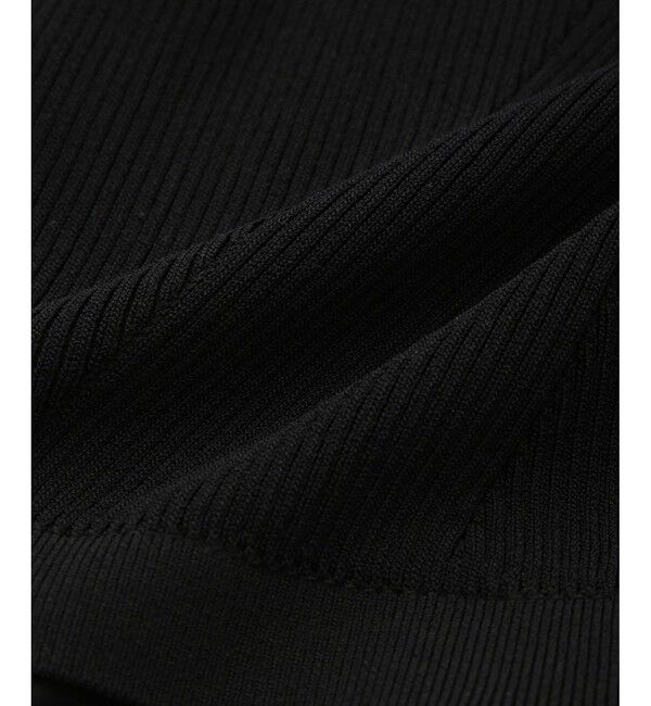 ADAM ET ROPE'「ペプラムコンビハーフスリーブニット」|ニット・セーター|