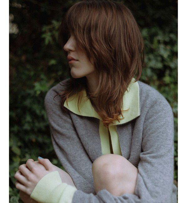 ADAM ET ROPE'「カシミヤポロニット」|ニット・セーター|