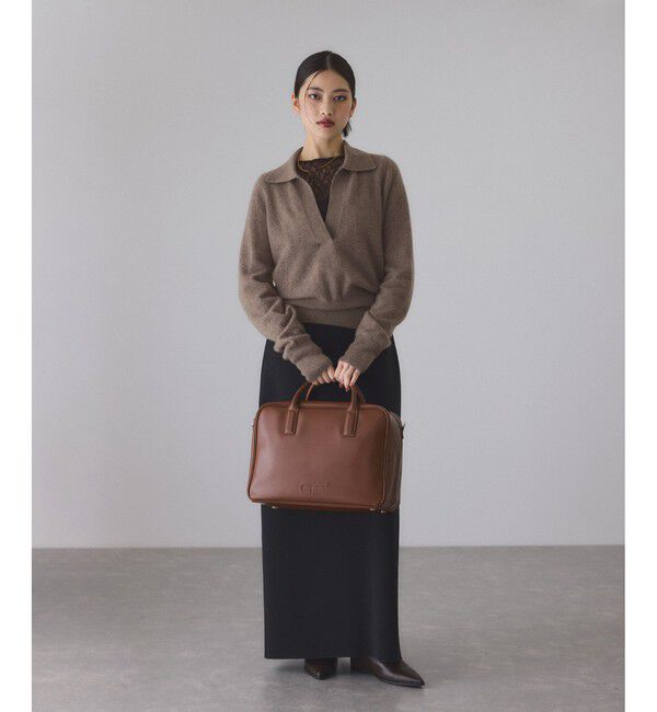 ADAM ET ROPE'「カシミヤポロニット」|ニット・セーター|