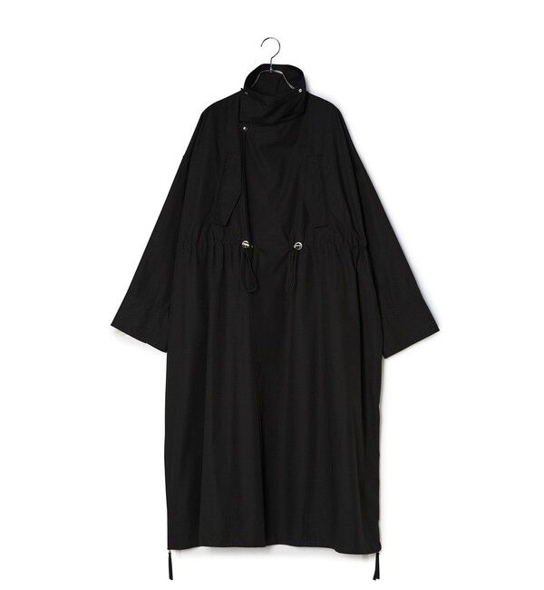 ADAM ET ROPE'「【WEB限定】・【サステナブル】スタンドカラーロングモッズコート」|ミリタリー・モッズコート|