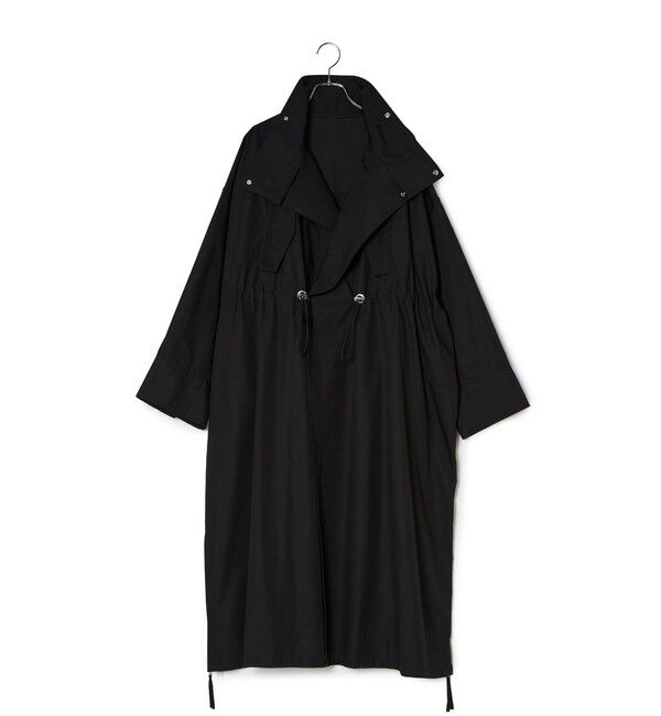 ADAM ET ROPE'「【WEB限定】・【サステナブル】スタンドカラーロングモッズコート」|ミリタリー・モッズコート|